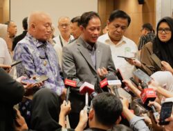 Monitoring Penanggulangan Kebakaran Hutan di Kemenko Pangan; Gubernur Muhidin Minta Dukungan Semua Pihak Tangani Karhutla
