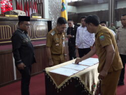 Rapat Paripurna, Bupati Kotabaru Sampaikan Rancangan APBD 2027 