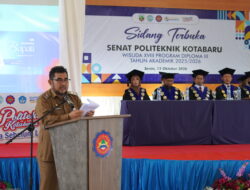 Wisuda XVIII Politeknik Kotabaru, 79 Sarjana Lulusan Didorong Siap Hadapi Dunia Kerja