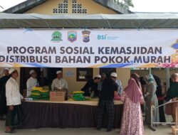 Masjid Jami Baitul Abror Gelar Program Bahan Pokok Murah Dari Jemaah Untuk Jemaah