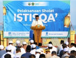 Pemkab Kotabaru Bersama Kemenag Gelar Salat Istisqa, Bersama Memohon Hujan dan Keberkahan