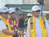 Gubernur Muhidin Meninjau Progres Proyek Pembangunan Jembatan Pulau Laut